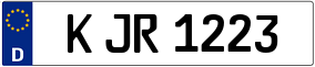 Truck License Plate